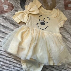 Adorable Yellow Baby Dress with Bow